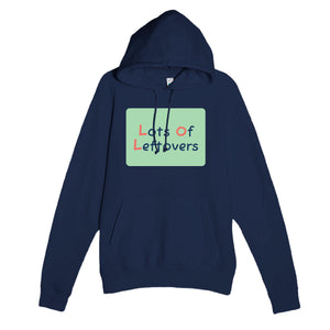 Lots of Leftovers — funny navy unisex hoodie