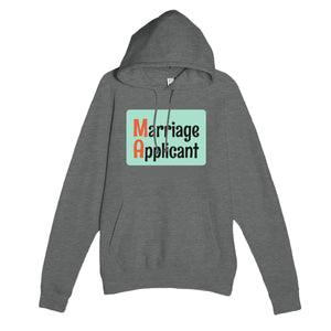 Marriage Applicant — funny graphite heather unisex hoodie