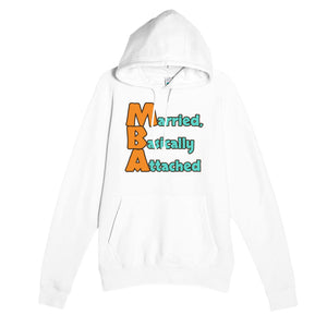 Married, Basically Attached — funny white unisex hoodie
