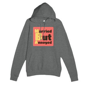 Married But Annoyed — funny graphite heather unisex hoodie