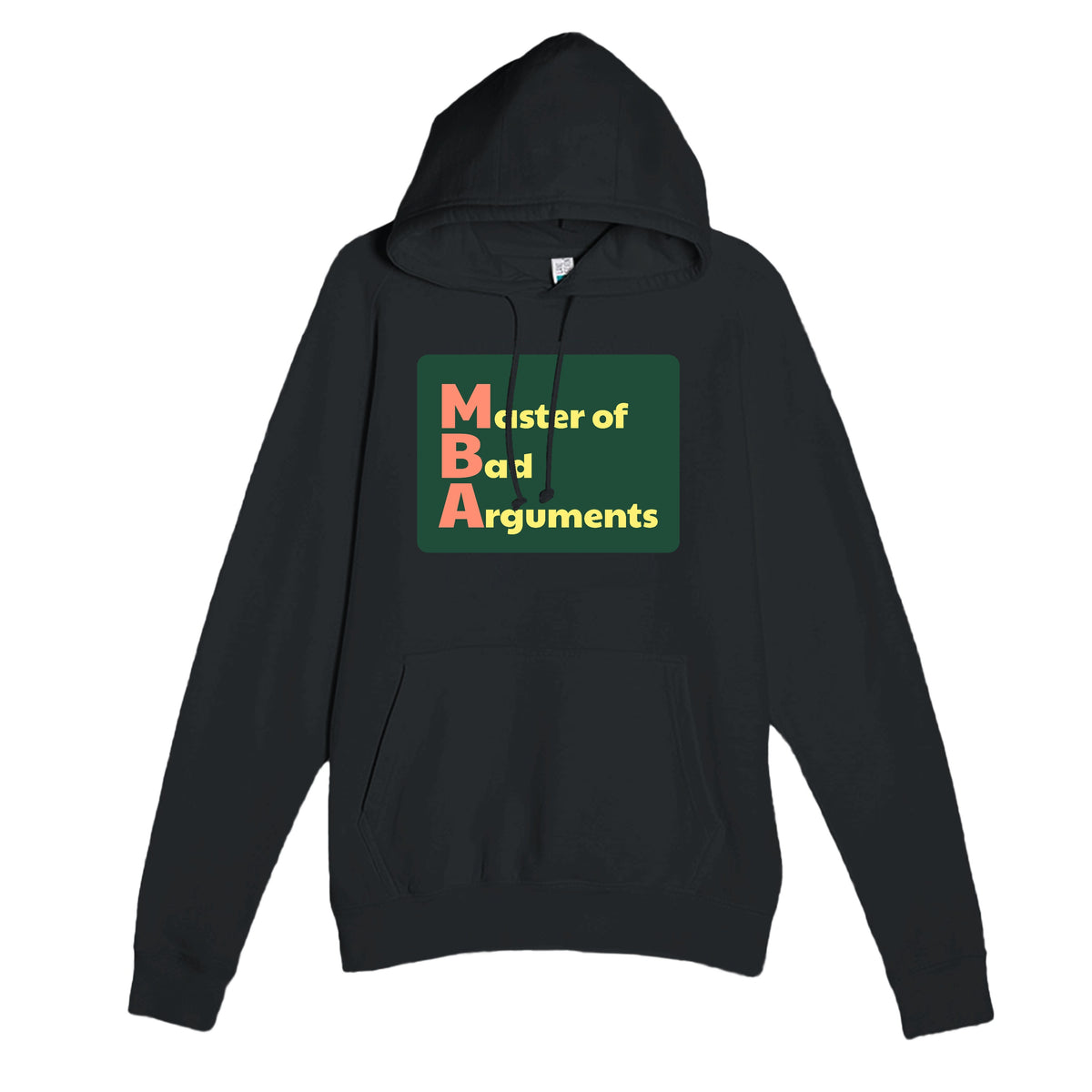 Master of Bad Arguments — funny black unisex hoodie