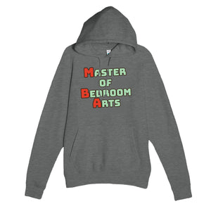 Master of Bedroom Arts — funny graphite heather unisex hoodie