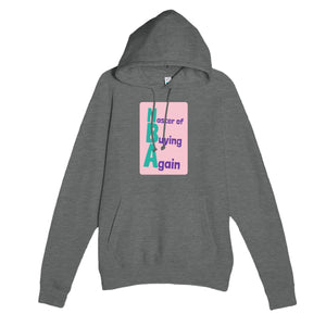 Master of Buying Again — funny graphite heather unisex hoodie