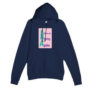 Master of Buying Again — funny navy unisex hoodie