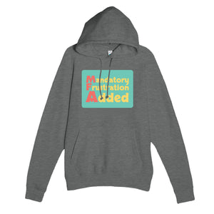 Mandatory Frustration Added — funny graphite heather unisex hoodie