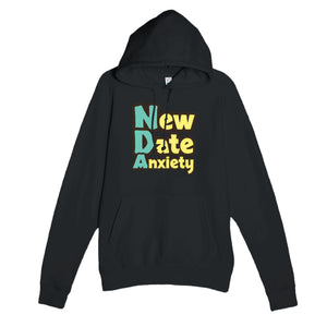 New Date Anxiety — funny black unisex hoodie