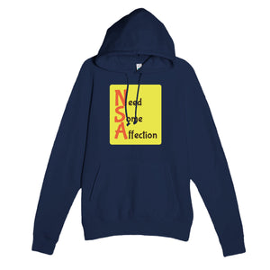 Need Some Affection — funny navy unisex hoodie