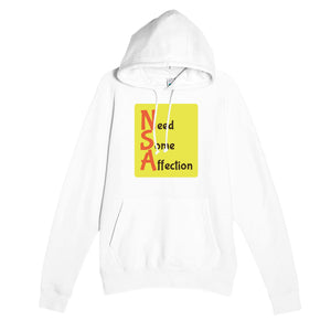Need Some Affection — funny white unisex hoodie