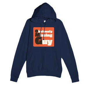 Obviously Missing Guy — funny navy unisex hoodie