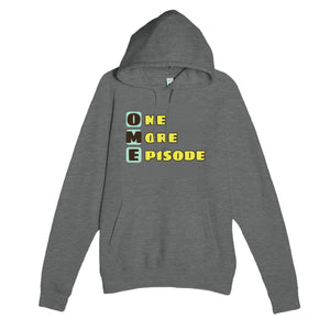 One More Episode — funny graphite heather unisex hoodie