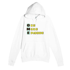 One More Episode — funny white unisex hoodie