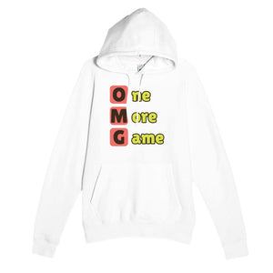 One More Game — funny white unisex hoodie