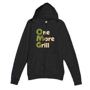 One More Grill — funny black unisex hoodie