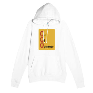 Out Of Outcomes — funny white unisex hoodie