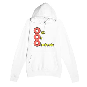 Out Of Outlook — funny white unisex hoodie
