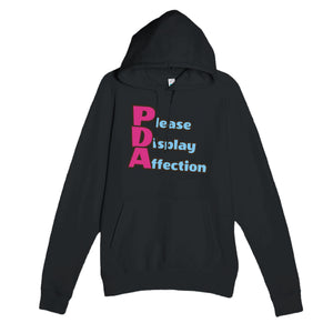 Please Display Affection — funny black unisex hoodie