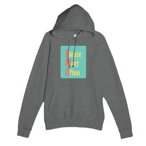 Please Meet Often — funny graphite heather unisex hoodie