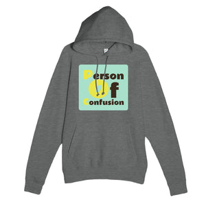 Person Of Confusion — funny graphite heather unisex hoodie