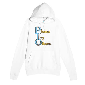 Please Try Others — funny white unisex hoodie