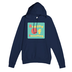 Reality Of Investing — funny navy unisex hoodie