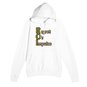 Regret On Impulse — funny white unisex hoodie