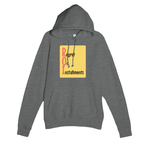 Regret On Installments — funny graphite heather unisex hoodie