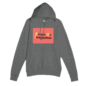 Return On Imagination — funny graphite heather unisex hoodie