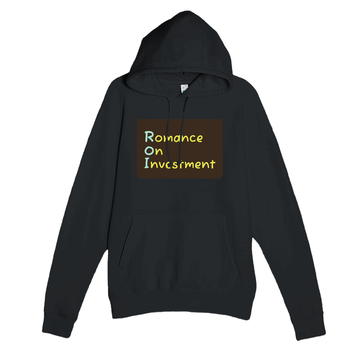 Romance on Investment — funny black unisex hoodie