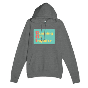 Running On Impulse — funny graphite heather unisex hoodie