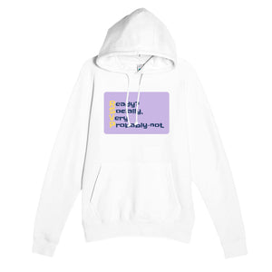 Ready? Socially, Very Probably-not. — funny white unisex hoodie