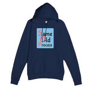 Same Old Process — funny navy unisex hoodie