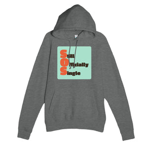 Still Officially Single — funny graphite heather unisex hoodie