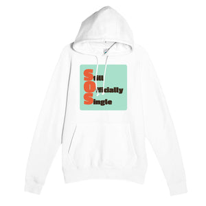 Still Officially Single — funny white unisex hoodie