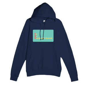 To Be Bureaucratized — funny navy unisex hoodie