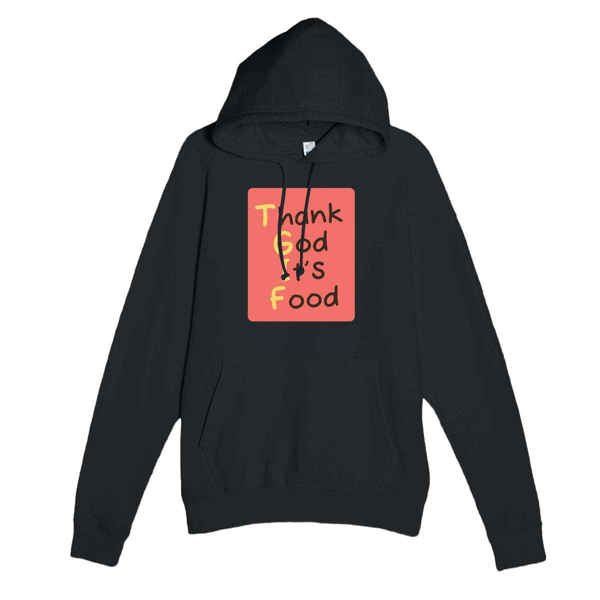 Thank God It’S Food — funny black unisex hoodie