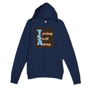 Taking Stuff Away — funny navy unisex hoodie