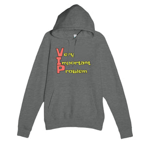 Very Important Problem — funny graphite heather unisex hoodie