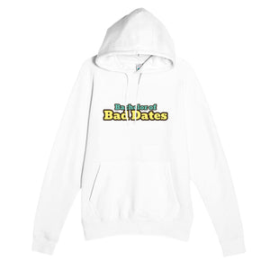 Bachelor of Bad Dates — funny white unisex hoodie