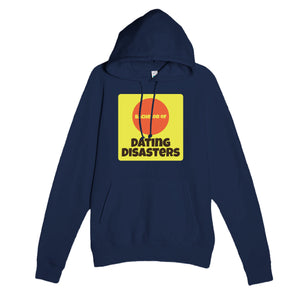 Bachelor of Dating Disasters — funny navy unisex hoodie