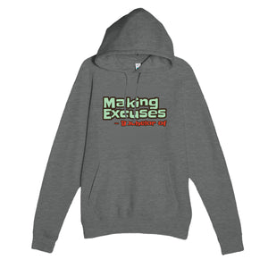 Bachelor of Making Excuses — funny graphite heather unisex hoodie