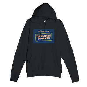 Bachelor of Unfinished Projects — funny black unisex hoodie