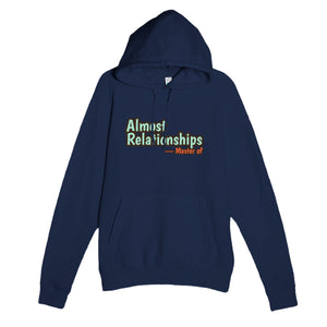 Master of Almost Relationships — funny navy unisex hoodie
