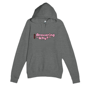 Master of Answering “Why?” — funny graphite heather unisex hoodie