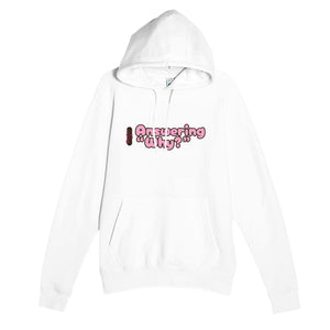 Master of Answering “Why?” — funny white unisex hoodie