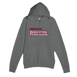 Master of Appearing Productive — funny graphite heather unisex hoodie