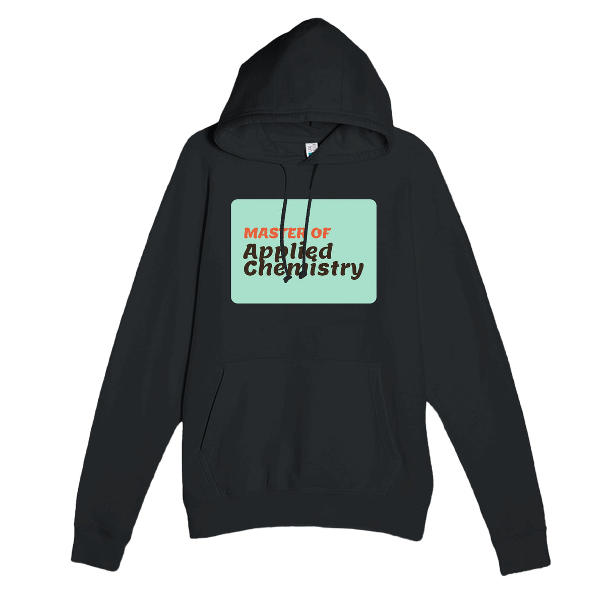Master of Applied Chemistry — funny black unisex hoodie