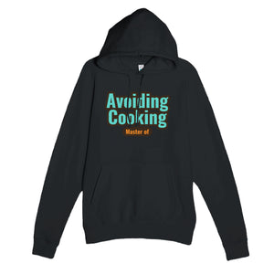 Master of Avoiding Cooking — funny black unisex hoodie