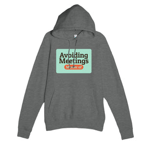 Master of Avoiding Meetings — funny graphite heather unisex hoodie
