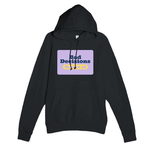 Master of Bad Decisions — funny black unisex hoodie