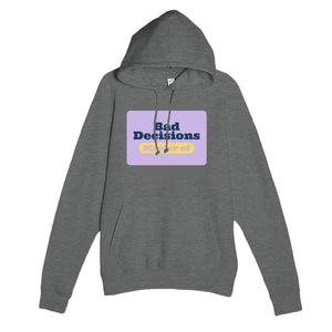 Master of Bad Decisions — funny graphite heather unisex hoodie